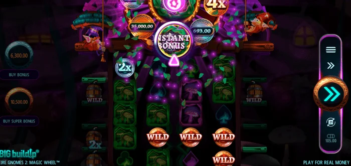 Fire Gnomes 2 Magic Wheel - магическо колело в действие